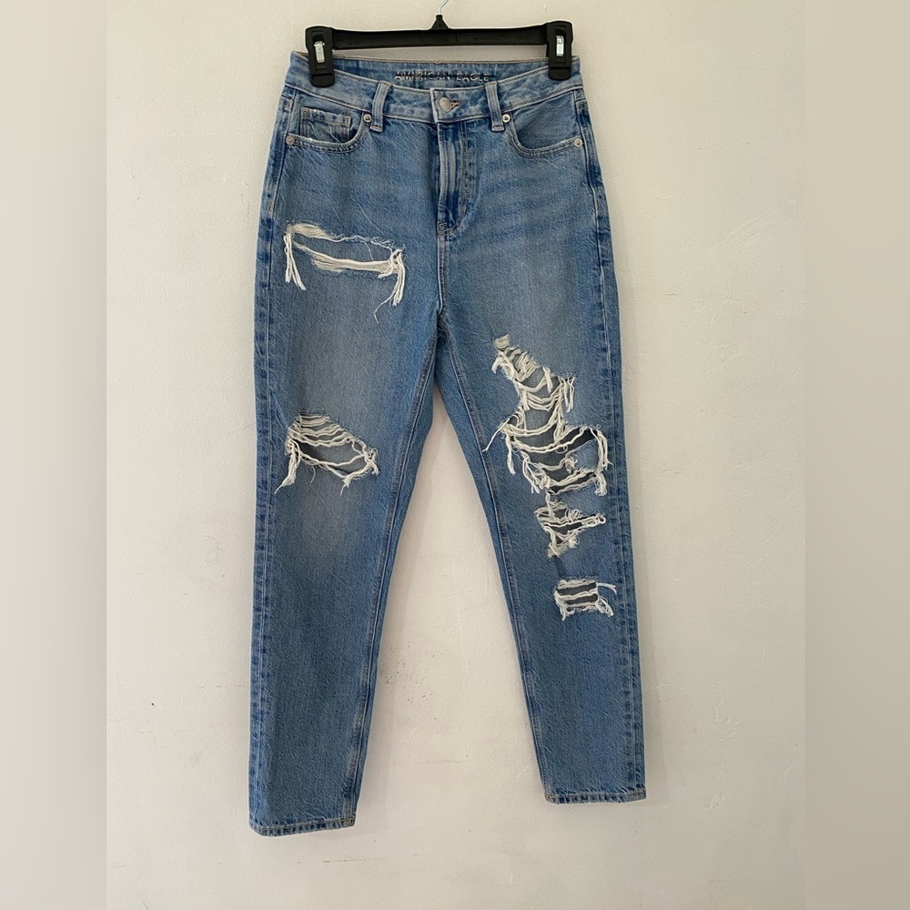 American Eagle comfort straight waistband Light Blue Straight Leg Jeans